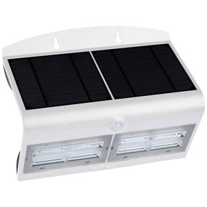 V-TAC VT-767-7-W 8278 Wandlamp op zonne-energie LED 7.00 W Daglichtwit Wit, Zwart