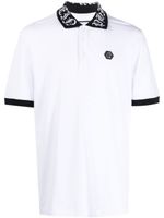 Philipp Plein polo TM à manches courtes - Blanc