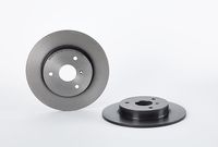 Remschijf COATED DISC LINE BREMBO, Remschijftype: Massief, u.a. für Smart