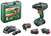 Bosch Groen AdvancedImpact 18 Accu Klopboorschroevendraaier met 2 standen | Set | 18V | 2,5 Ah accu + lader | In transportkoffer - 06039B510A