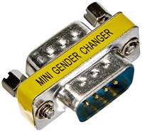 DeLOCK D-sub 9 M/M DB9 DB9 kabeladapter - adapter voor kabel (DB9, DB9, mannelijk/mannelijk, 9-p, D-sub, zilver), 1 stuk