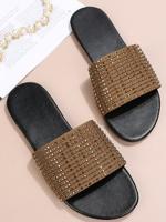 Strass Stof Toevlucht Slippers