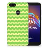 Motorola Moto E6 Play TPU bumper Waves Green