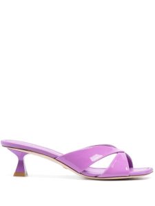 Stuart Weitzman sandales Playa à design noué 75 mm - Violet