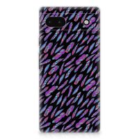 Google Pixel 6A TPU bumper Feathers Color