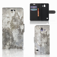 Huawei Ascend Y550 Bookcase Beton Print