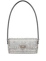 Valentino Garavani sac porté épaule Rockstud23 E/W - Argent