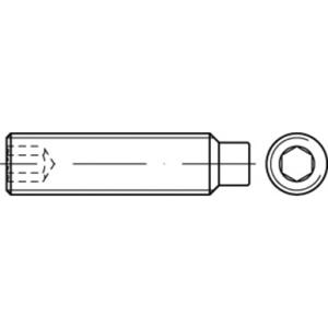 TOOLCRAFT TO-5414943 Draadpen M8 25 mm Staal Galvanisch verzinkt 200 stuk(s)