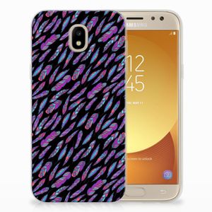 Samsung Galaxy J5 2017 TPU bumper Feathers Color