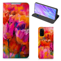 Bookcase Samsung Galaxy S20 Tulips - thumbnail