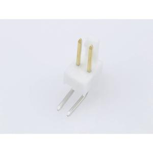 Molex 22122024 Male header, inbouw (standaard) Totaal aantal polen: 2 Rastermaat: 2.54 mm Inhoud: 1 stuk(s) Bag