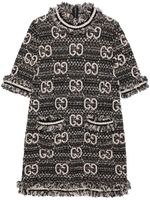 Gucci GG-jacquard tweed minidress - Noir