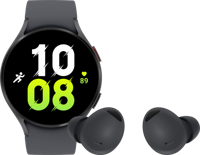 Samsung Galaxy Watch5 4G Zwart 44mm + Samsung Buds2 Pro Zwart