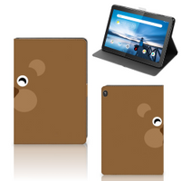 Lenovo Tablet M10 Hippe Tablet Hoes Bear Brown