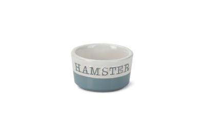 Beeztees Doki - Hamstervoerbak - Keramiek - Blauw - 7,5x7,5x4 cm