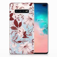 Hoesje maken Samsung Galaxy S10 Plus Watercolor Flowers - thumbnail