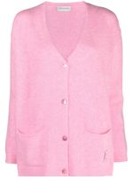 ERMANNO FIRENZE cardigan en cachemire mélangé à col v - Rose