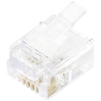 TRU COMPONENTS TC-10336036 modulaire stekker Stekker, recht Aantal polen 6P4C RJ45 1 stuk(s) - thumbnail