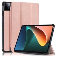 Tri-Fold Series Xiaomi Pad 6/Pad 6 Pro Smart Folio Case - Rose Gold