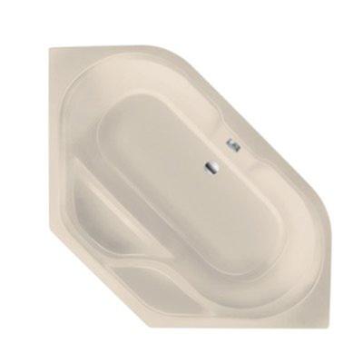 Ligbad Inbouw Xenz New Guinea Hoekbad 1-2 Persoons Duobad 140x140x47cm Acryl Creme Mat met Poten