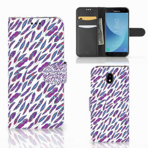 Samsung Galaxy J5 2017 Telefoon Hoesje Feathers Color