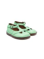 Pèpè ballerines en cuir à découpes - Vert - thumbnail