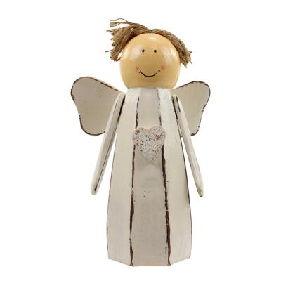 Houten Engel Wit (25 x 16 cm) Houten Engel Wit (25 x 16 cm)