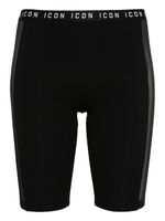 DSQUARED2 short de cyclisme à lgoo Icon - Noir