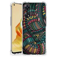 OPPO Reno8 T 4G Doorzichtige Silicone Hoesje Aztec