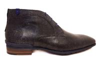 Zwarte Floris van Bommel Veterschoenen