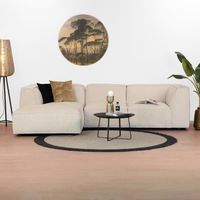 Sohome Loungebank Ezra Links, 3-zits - Beige - thumbnail