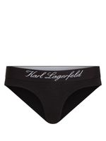 Karl Lagerfeld culotte Hotel Karl à taille basse - Noir