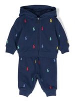 Ralph Lauren Kids logo-embroidered Polo Pony tracksuit - Bleu