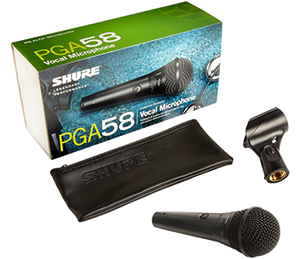 Shure PGA58-XLR Zwart Microfoon voor podiumpresentaties