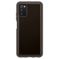 Samsung Galaxy A03s Soft Clear Cover EF-QA038TBEGEU - Zwart - thumbnail