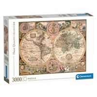 Clementoni Puzzel Antieke Wereldkaart, 3000st.