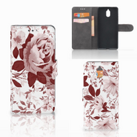 Hoesje Nokia 3.1 (2018) Watercolor Flowers - thumbnail