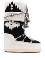 Alanui x Moon boot après-ski Icon Knit - Blanc