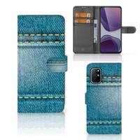 OnePlus 8T Wallet Case met Pasjes Jeans - thumbnail