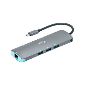 i-tec Metal USB-C Nano dockingstation 4K HDMI LAN + Stroomvoorziening 100 W