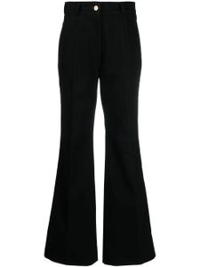 Patou pantalon de tailleur à coupe évasée - Noir