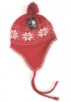 Rap Fashion muts Norway type 3 polyester/acryl rood one size