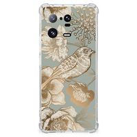 Case voor Xiaomi 13 Pro Vintage Bird Flowers