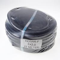 Kabel neopreen zwart 5 x 2.5mm² x 25 meter