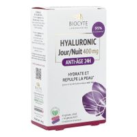 Biocyte Hyaluronic Dag-Nacht 400mg 30+30 Capsules - thumbnail