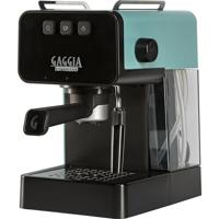 Gaggia Espresso deluxe handmatige koffiezetapparaat en cappuccinozetapparaat met melkschuim, stormgrijs