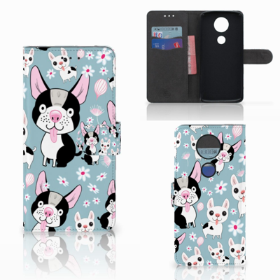 Motorola Moto E5 Plus Telefoonhoesje met Pasjes Hondjes Motorola Moto E5 Plus Telefoonhoesje met Pasjes Hondjes