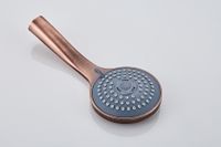 Massage handdouche SaniClear Copper | 3 standen | Rond | Geborsteld koper