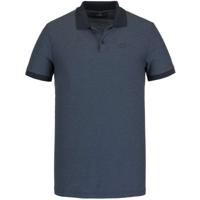 Short sleeve polo two tone popcorn sky captain