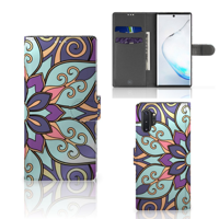 Samsung Galaxy Note 10 Plus Hoesje Purple Flower